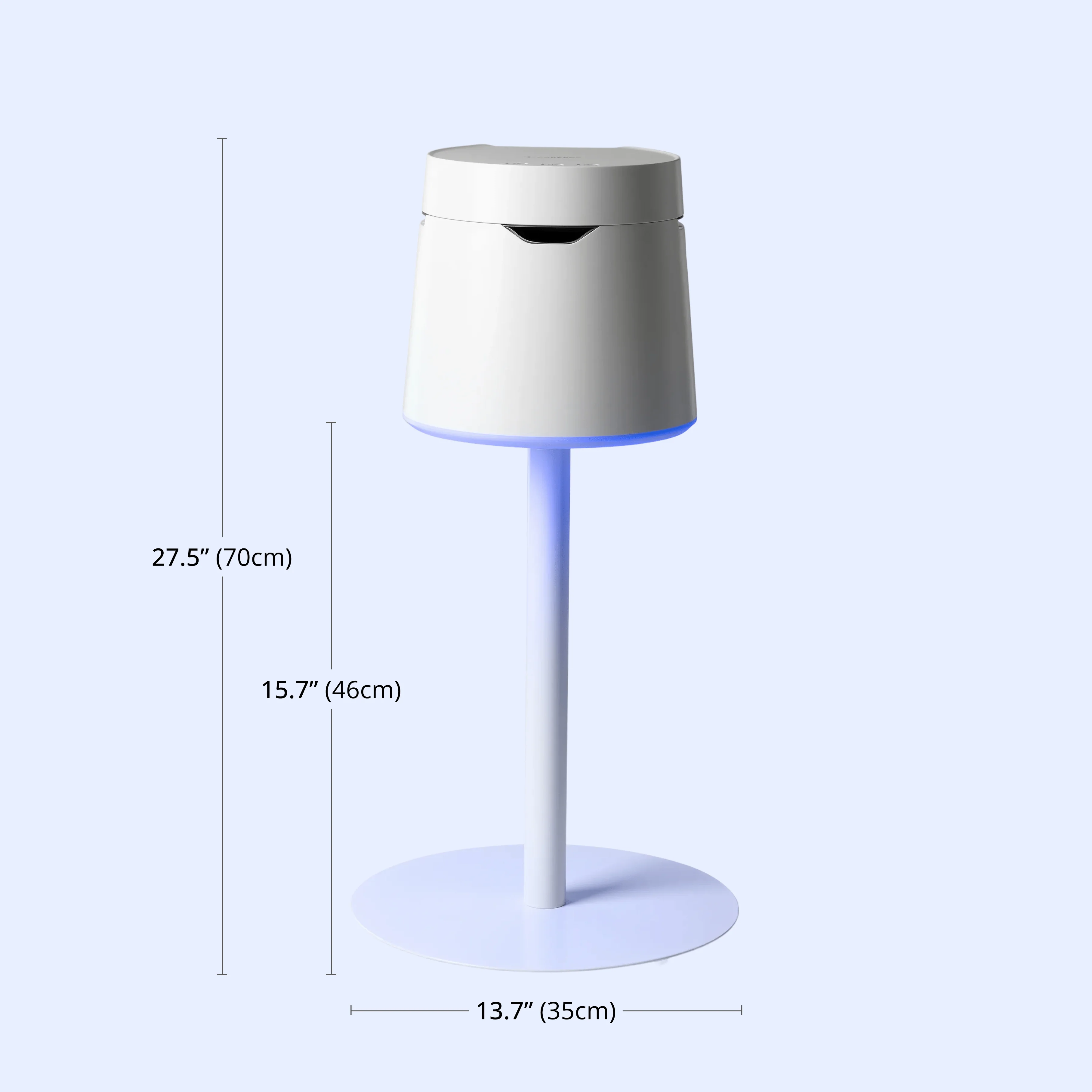 Carepod One Plus with Stand - Stainless Steel Humidifier with Mood Light - Image 9